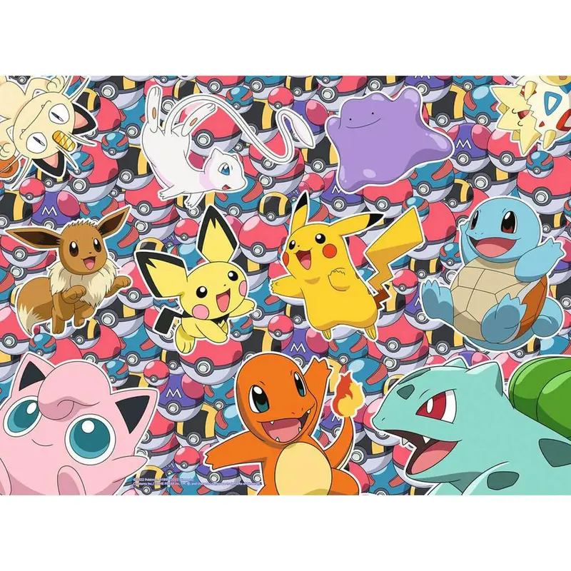 Pokemon - Mes Pokemon - Puzzle 100 pièces