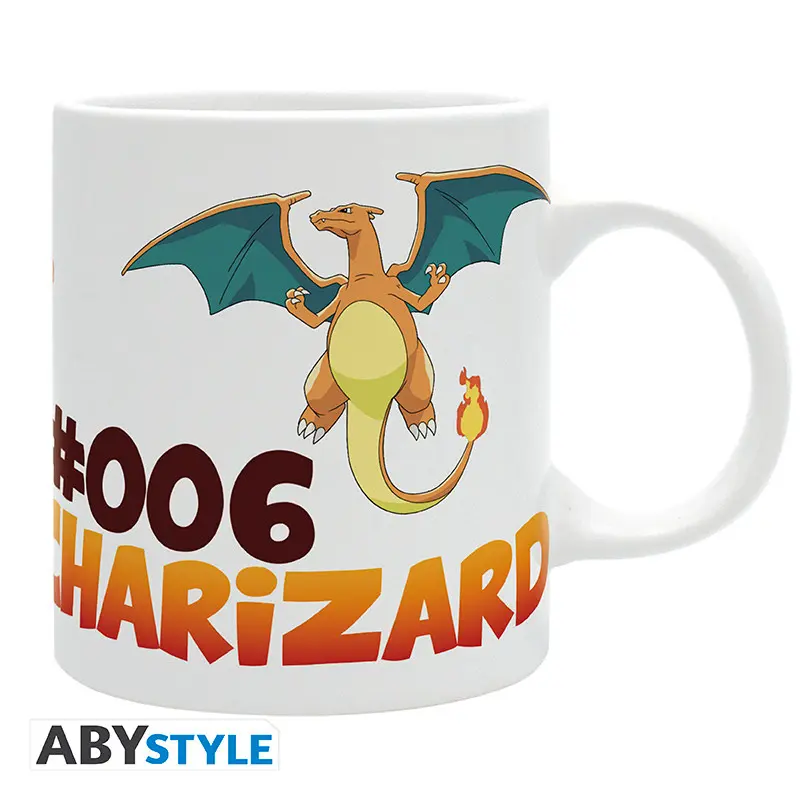 Pokemon Mug - 460 ml - Dracaufeu effet métal