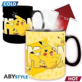 Pokemon Mug Heat Change - 460 ml - "Attrapez-les tous"