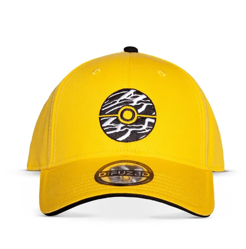 POKEMON - Pokeball Jaune - Casquette ajustable