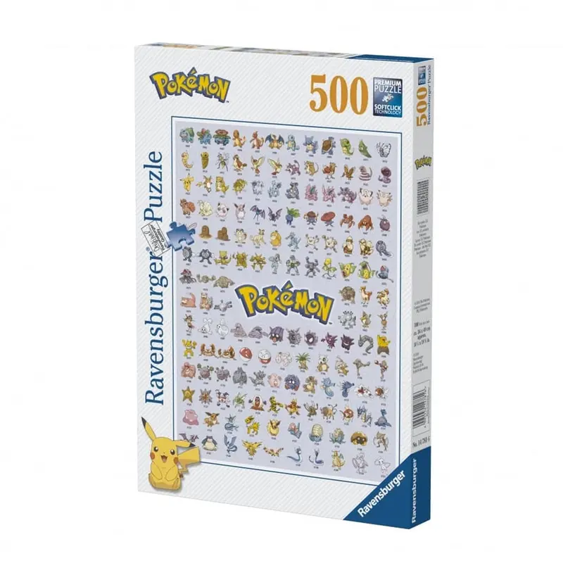 Pokemon - Pokedex Première Génération - Puzzle 500 pièces