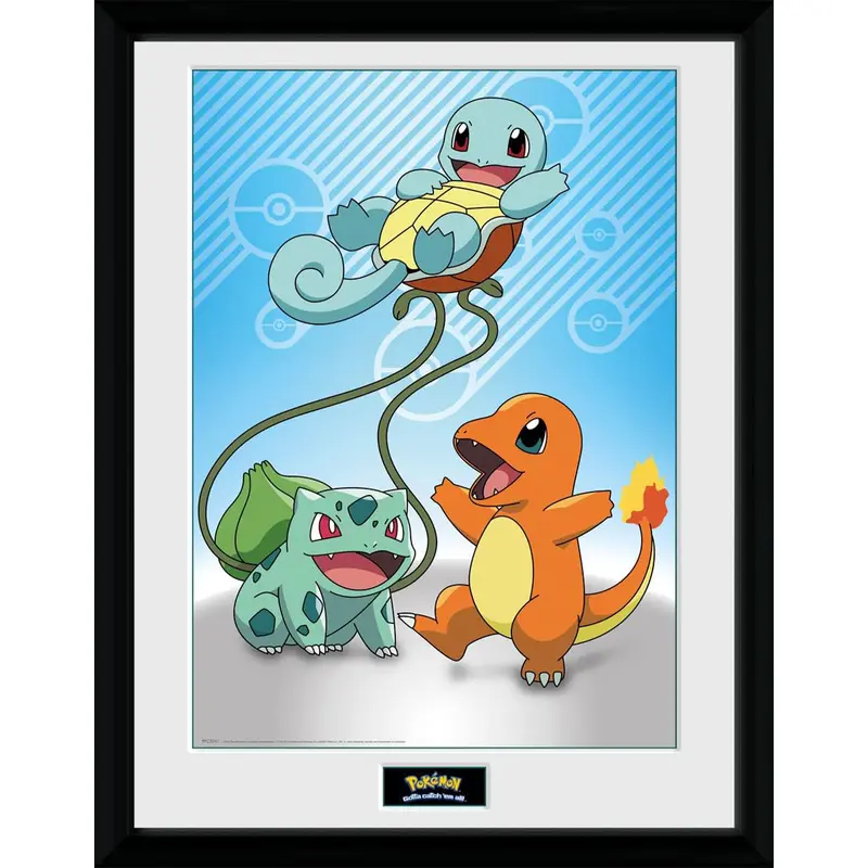 Pokémon - Tableau - Starters Kanto