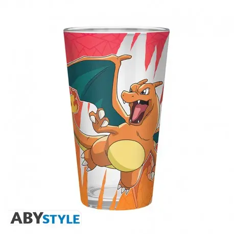 Pokemon Verre XXL Premium - 400 ml - Dracaufeu