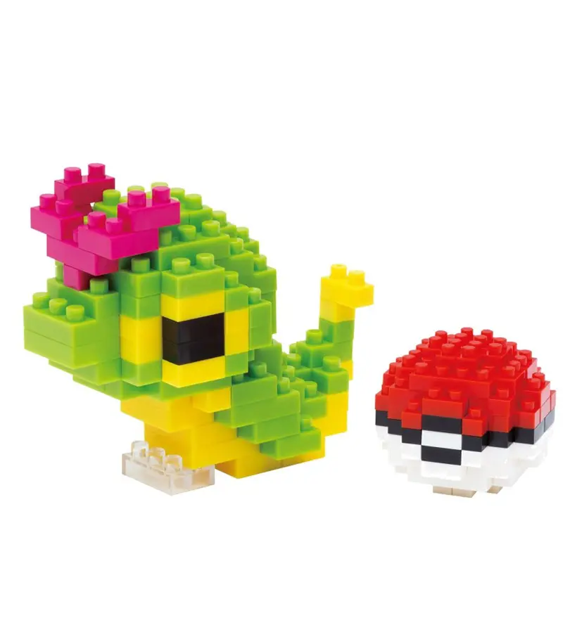 Pokémon x Nanoblock - Chenipan & poké ball - NBPM 010