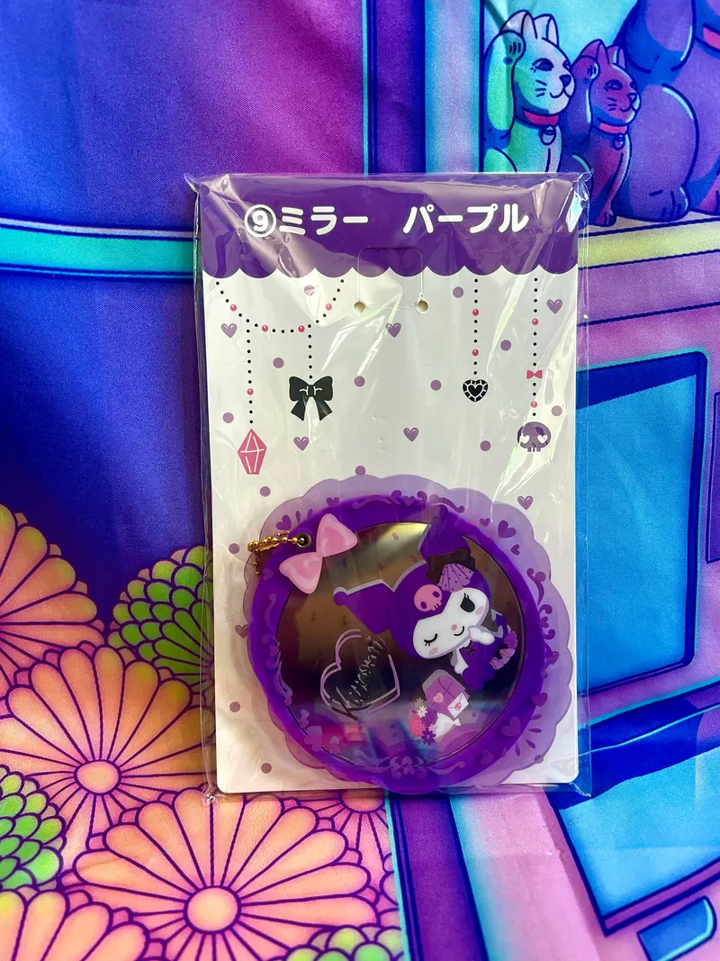 Porte clés acrylique Miroir - Kuromi - Sanrio - Atari Kuji 9