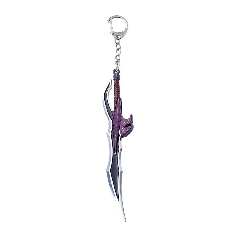 Porte-clés Solo Leveling Dague Mauve