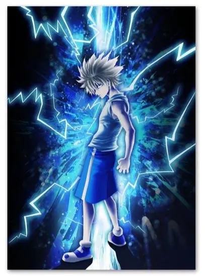 Poster Hunter x Hunter <br /> Kirua Éclaire