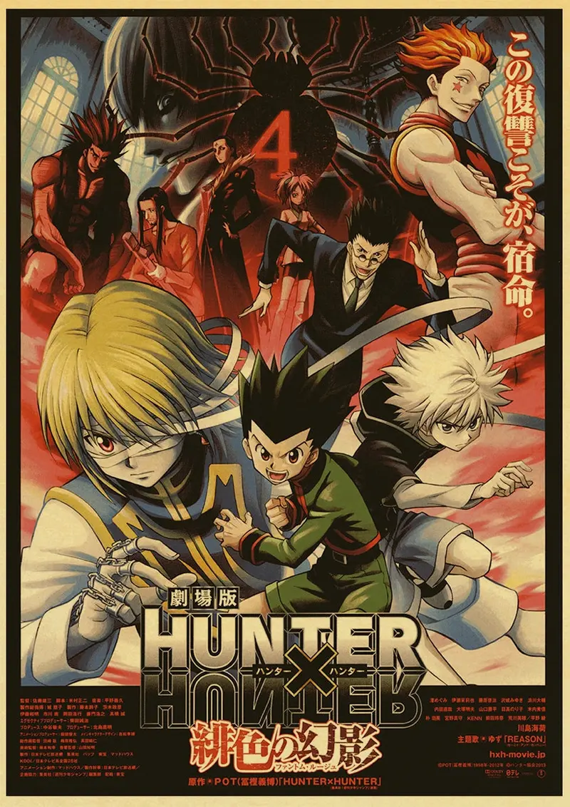 Poster Hunter x Hunter <br /> Perso Emblématiques