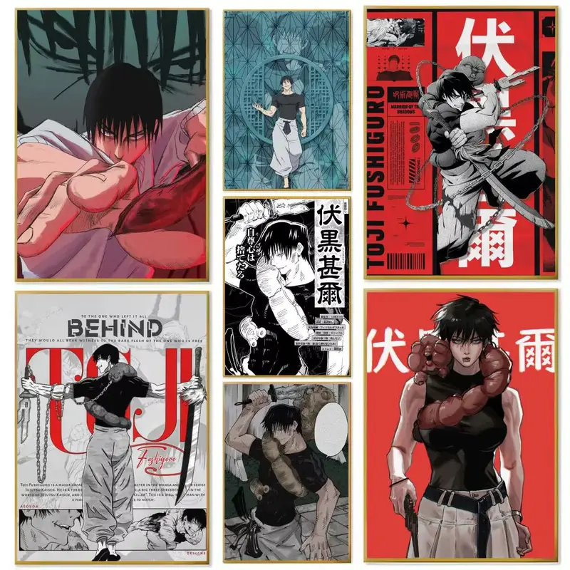 Poster Jujutsu Kaisen Toji Fushiguro
