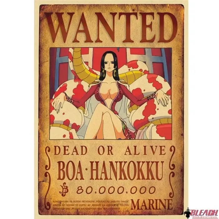 Poster Wanted One Piece Boa Hancock