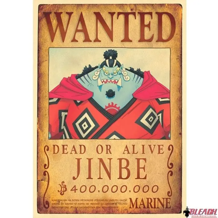 Poster Wanted One Piece jinbei