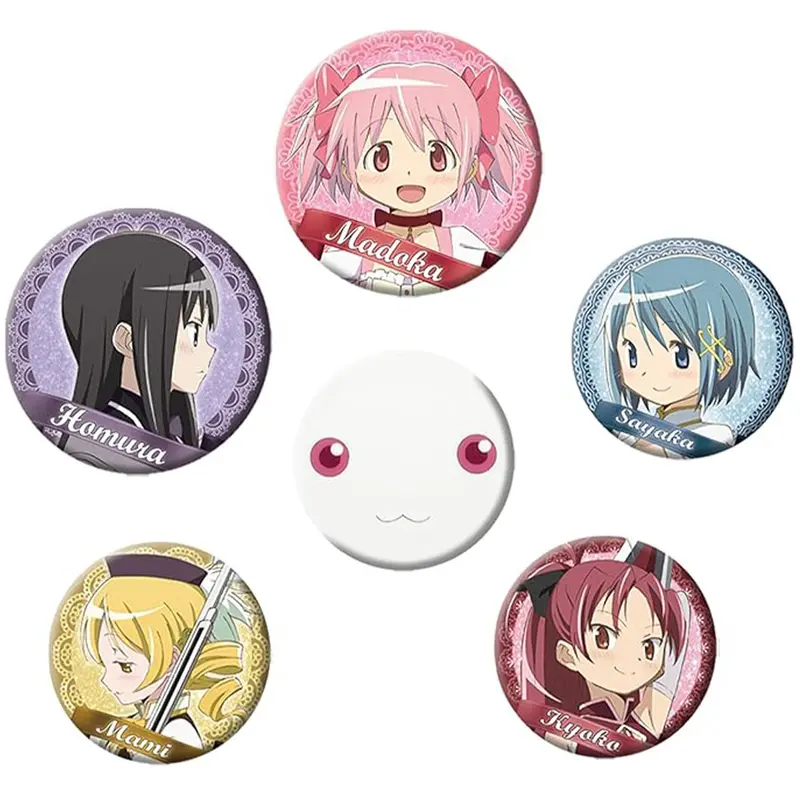 Puella Magi Madoka Magica - Badges - Personnages principaux