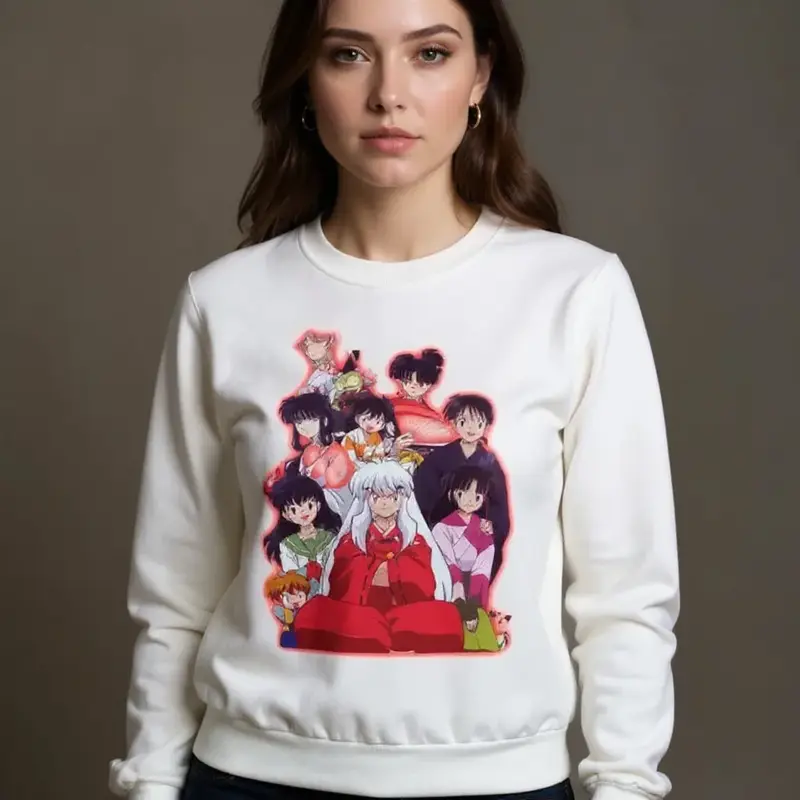 Pull Hunter x Hunter col rond imprimé
