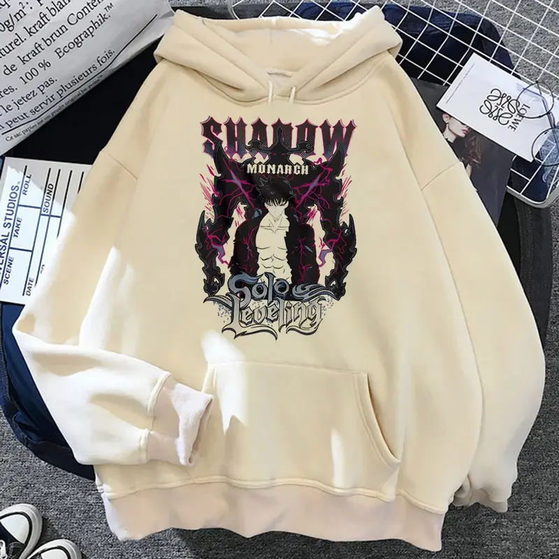 Pull Solo Leveling Shadow Monarch Beige