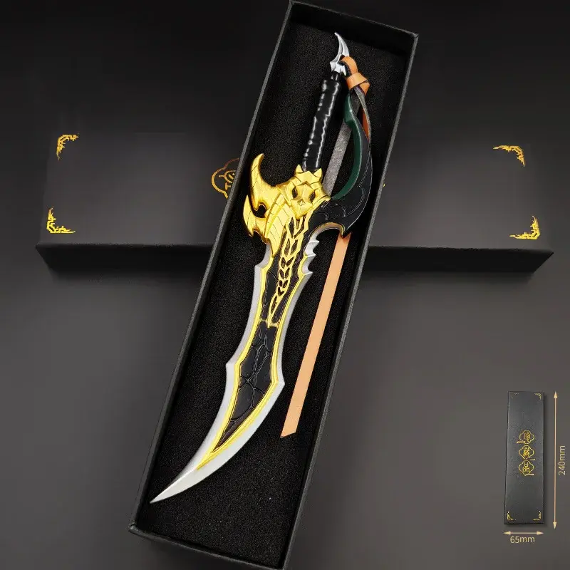 Réplique de Dague Solo Leveling – Or 22 cm