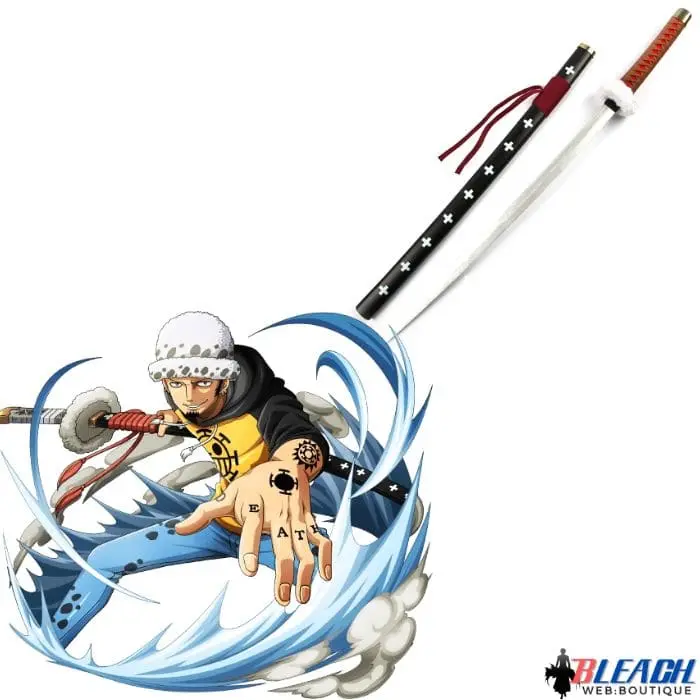 Réplique en bois Katana Trafalgar Law 104cm