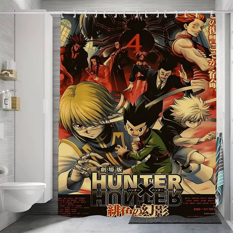 Rideau de douche Hunter x Hunter imprimé