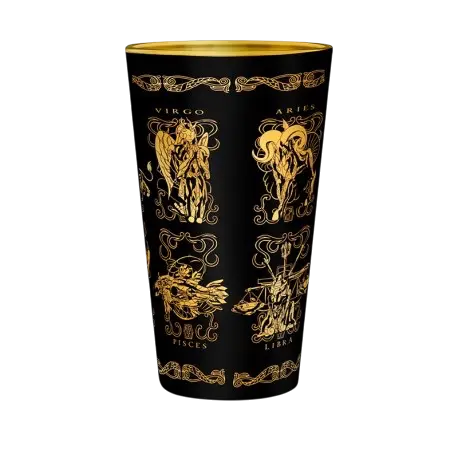 Saint Seiya Verre XXL Premium - 400 ml - Armures d'or boîte