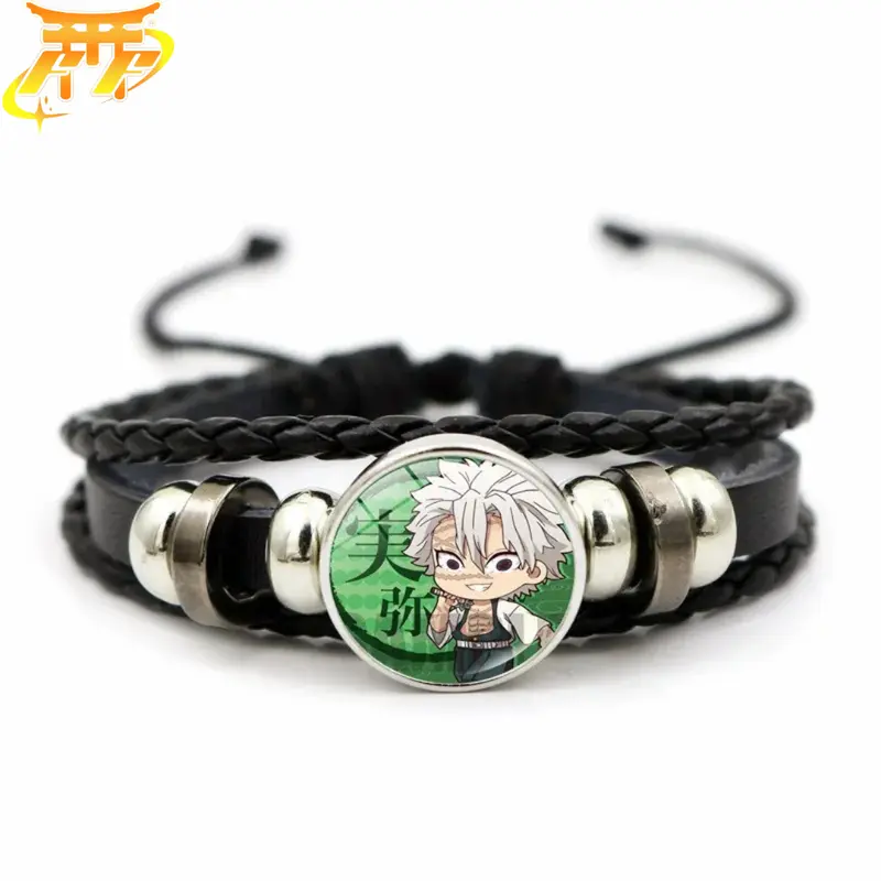 Sanemi Shinazugawa Bracelet "Chibi Wind Style" - Demon Slayer
