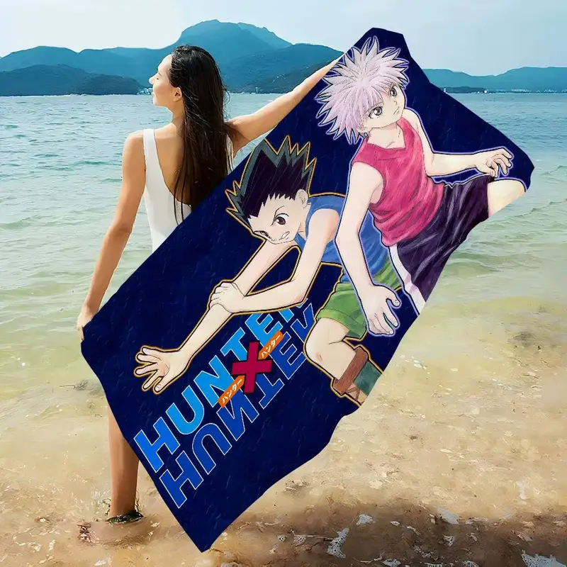 Serviette de plage Hunter x Hunter imprimée