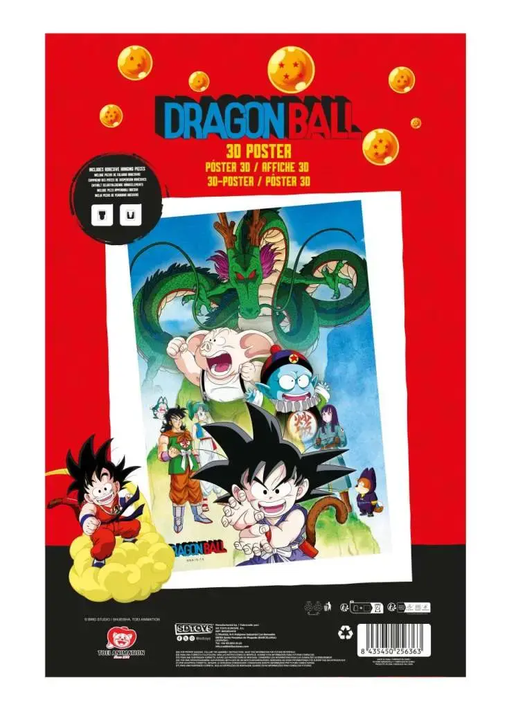 Shenron & Heroes - Poster 3D