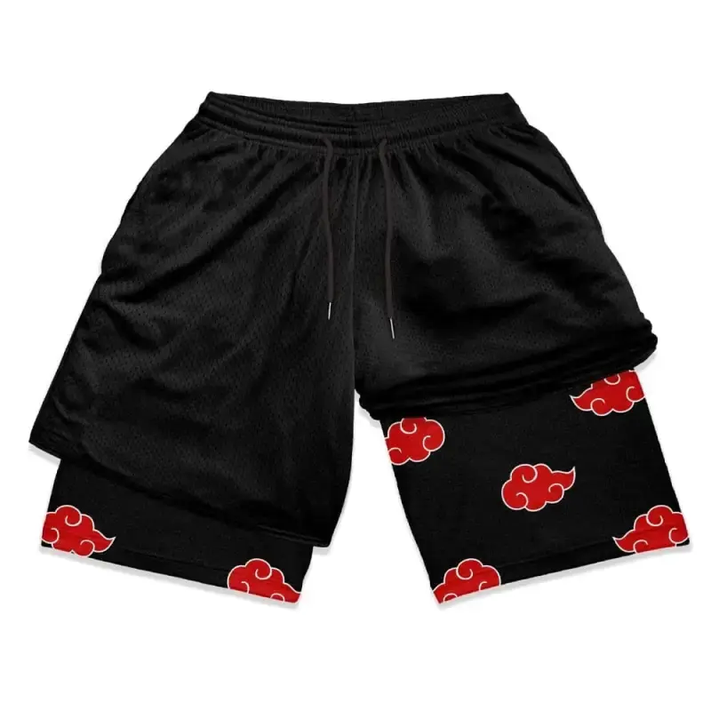 Short de musculation homme Akatsuki