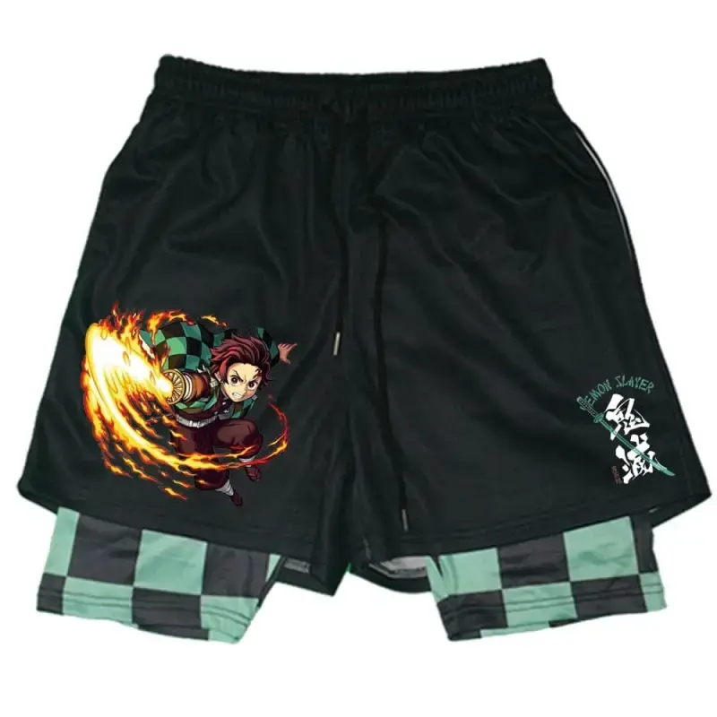 Short de musculation homme Demon Slayer v2
