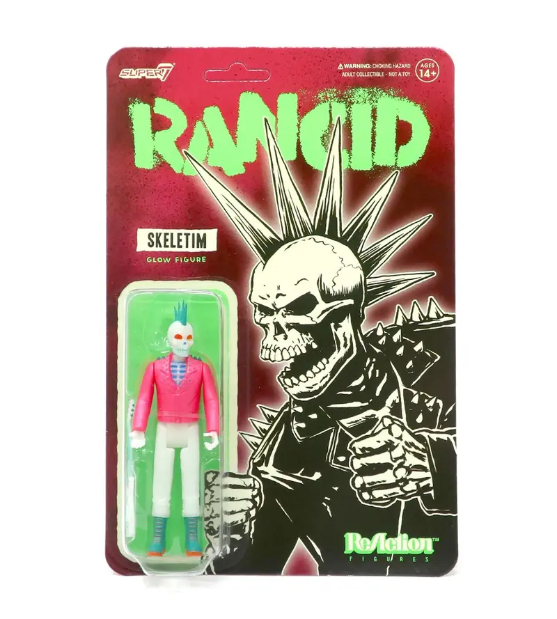 Skeletim (GID) - Rancid - ReAction figure