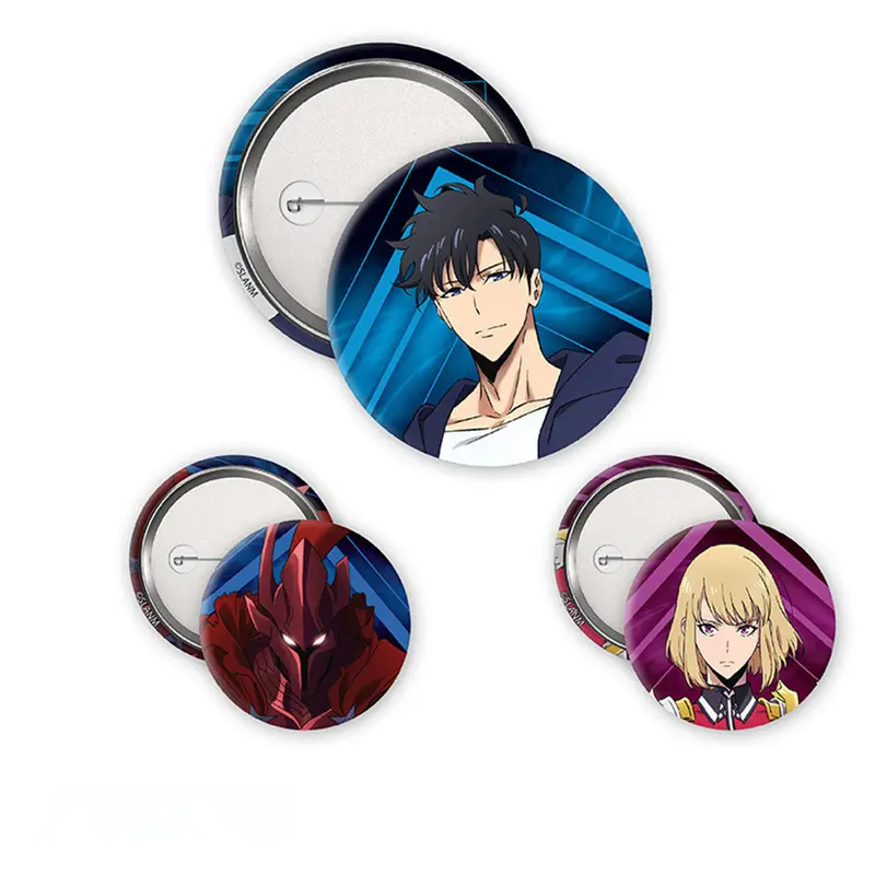 Solo Leveling - Badges - Igris, Jinwoo & Cha Hae In