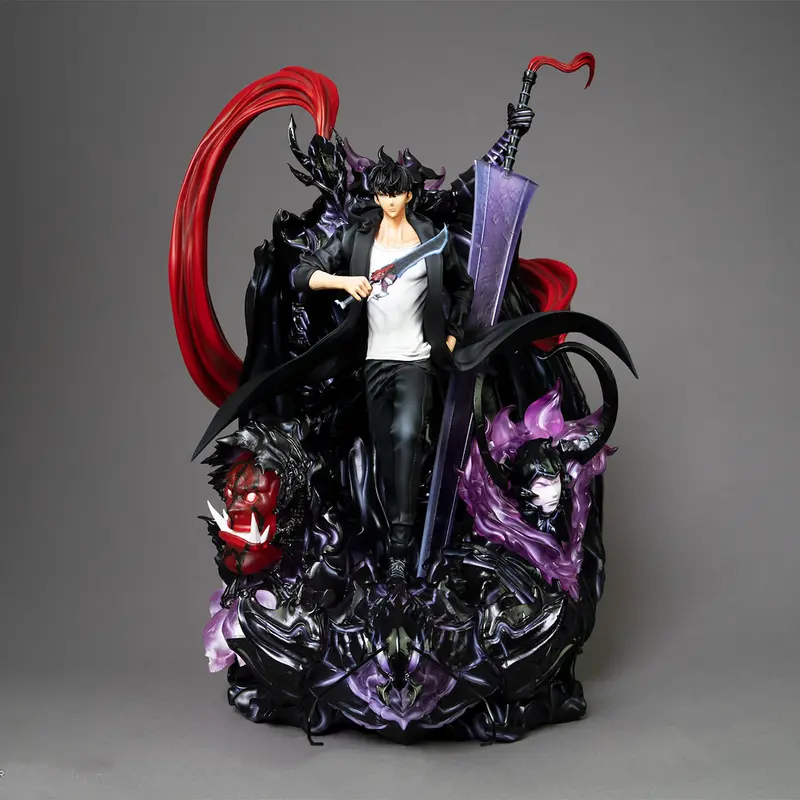 Solo Leveling - Statue - SUNG ET SES OMBRES - 46cm- KITSUNE STATUE