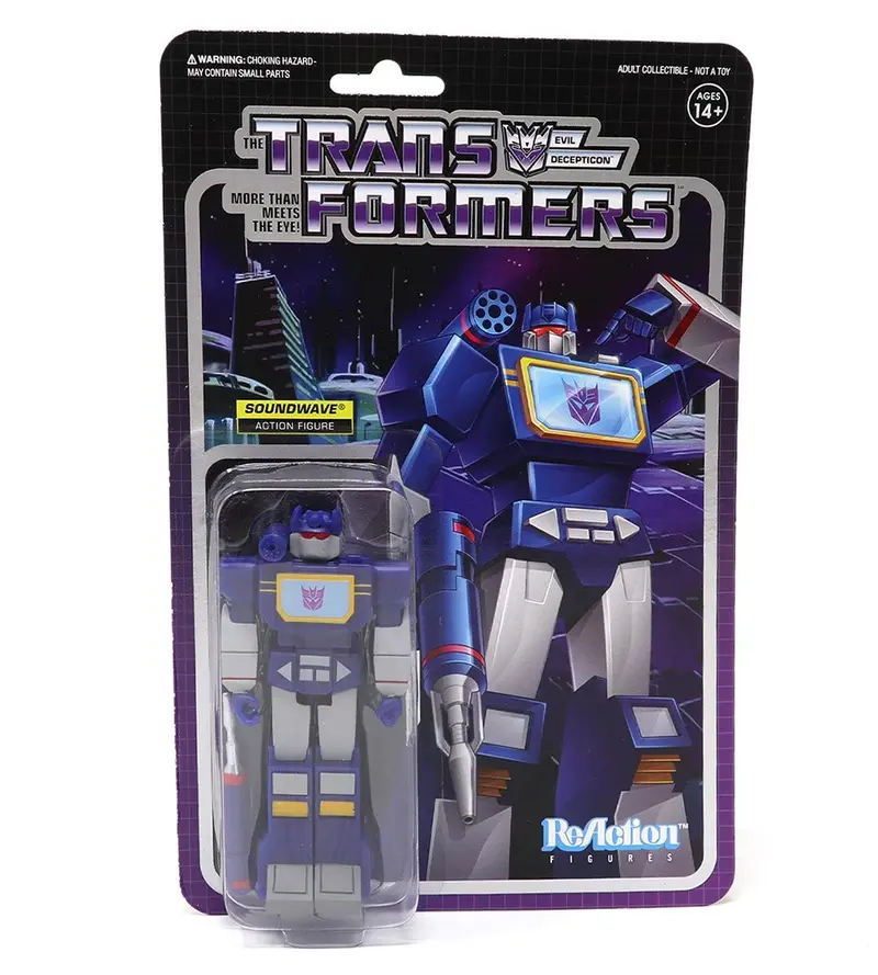 Soundwave - Transformers wave 1 - ReAction figures