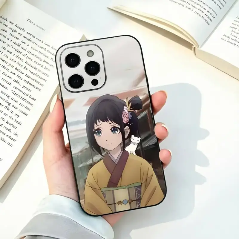 Sparks of Tomorrow Anime Inako Momokawa Traditional Kimono iPhone Case