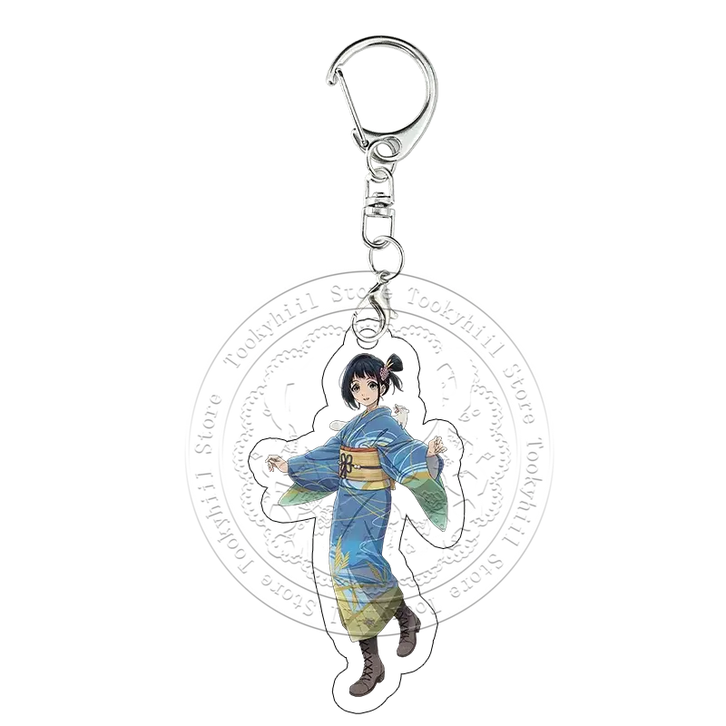 Sparks of Tomorrow Inako Momokawa Blue Kimono Keychain