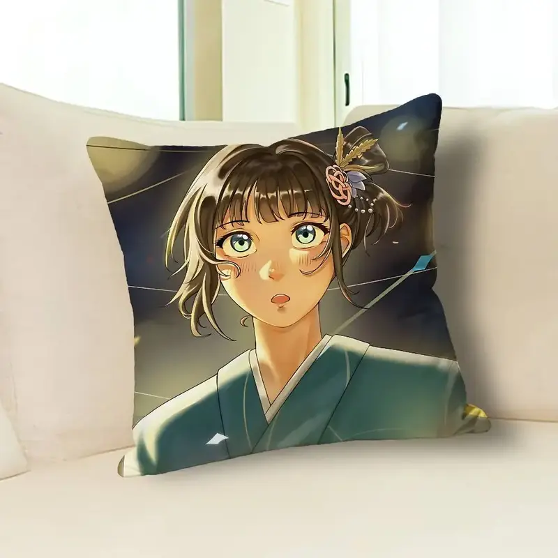 Sparks of Tomorrow Inako Momokawa Evening Lantern Cushion Cover