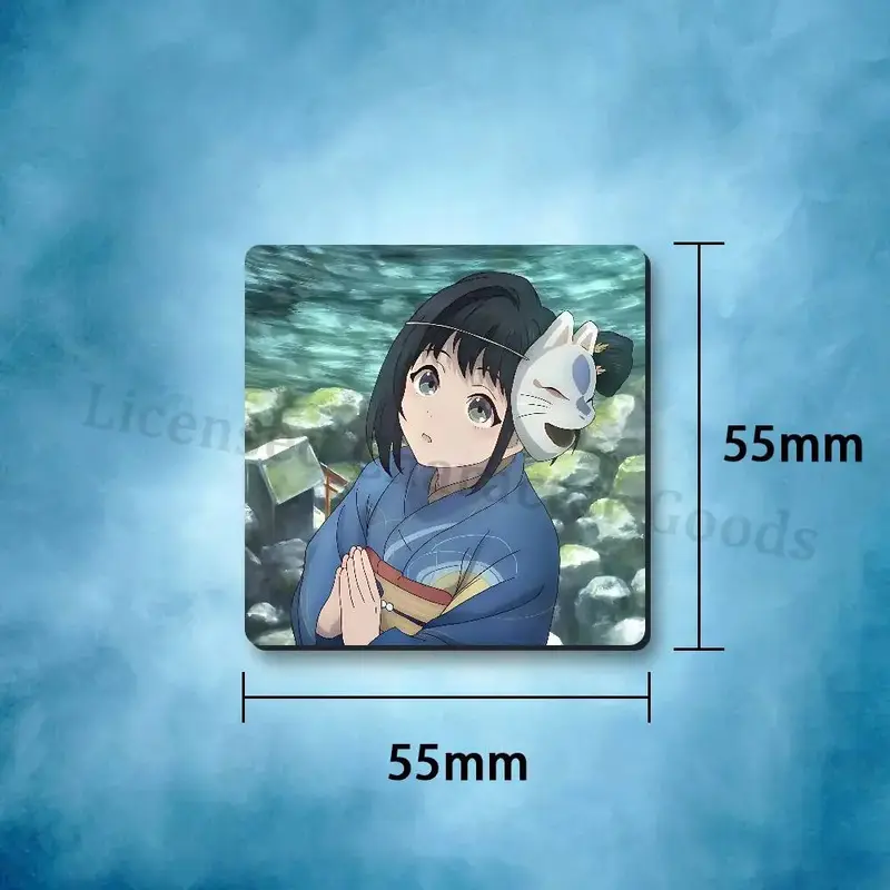 Sparks of Tomorrow Inako Momokawa Fox Mask Refrigerator Magnet