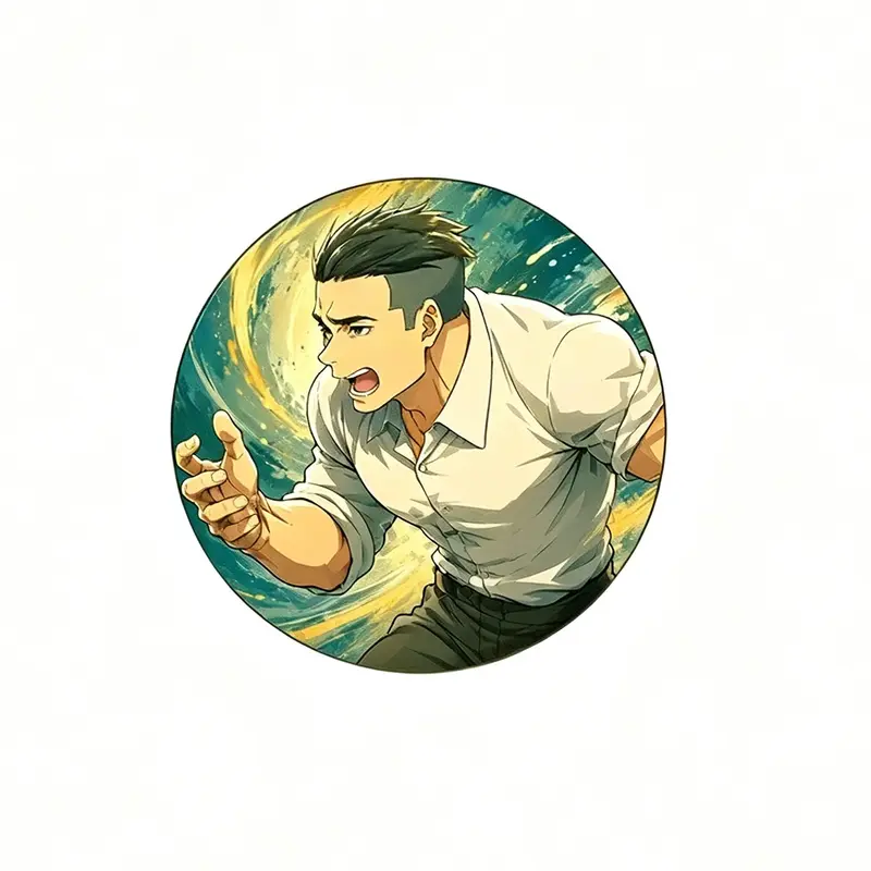 Sparks of Tomorrow Kengo Kuga Button Pin