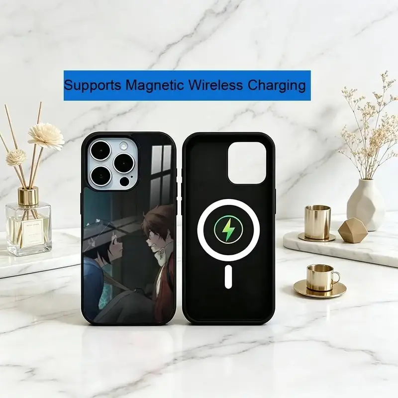 Sparks of Tomorrow Kihachi and Inako Dark Scene MagSafe iPhone Case