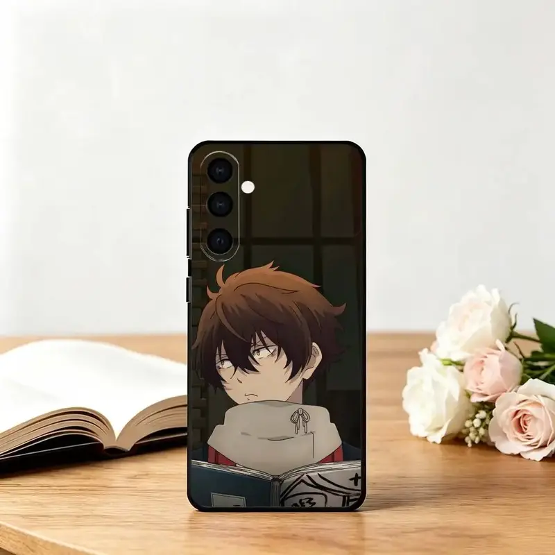 Sparks of Tomorrow Kihachi Sakamoto Reading Samsung Galaxy Phone Case