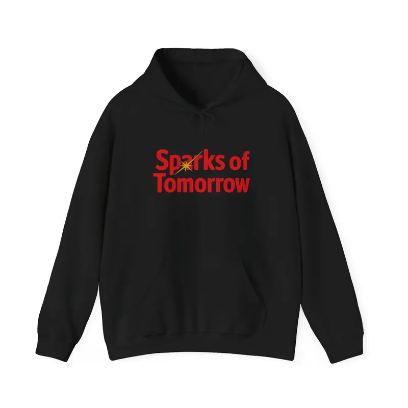 Sparks of Tomorrow Logo Black Hoodie