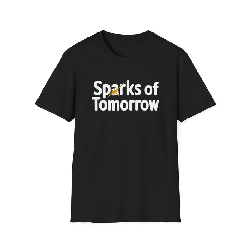 Sparks of Tomorrow Logo Black T-Shirt