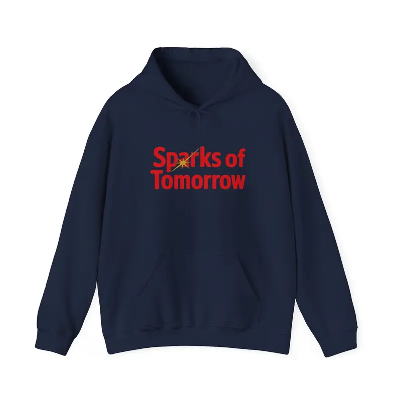 Sparks of Tomorrow Logo Blue Hoodie