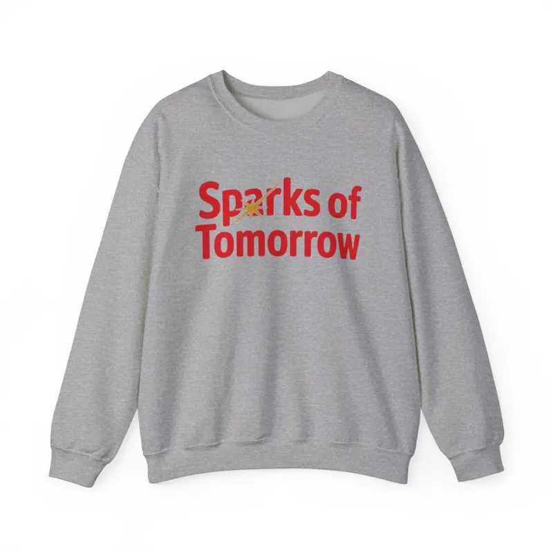 Sparks of Tomorrow Logo Gray Sweatshirt