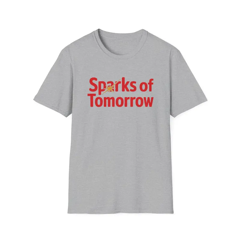 Sparks of Tomorrow Logo Gray T-Shirt