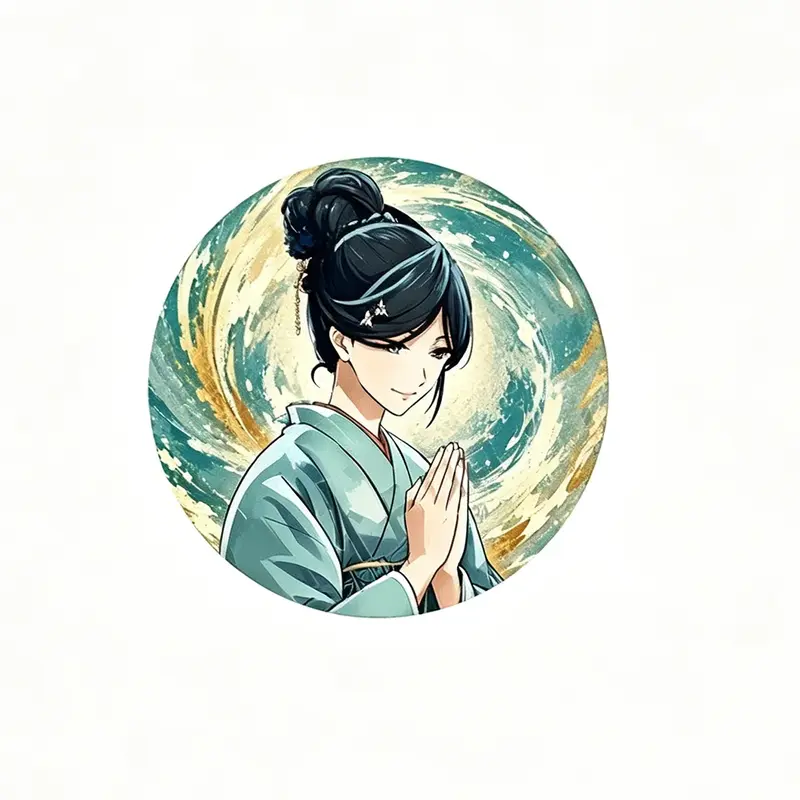Sparks of Tomorrow Noriko Momokawa Button Pin