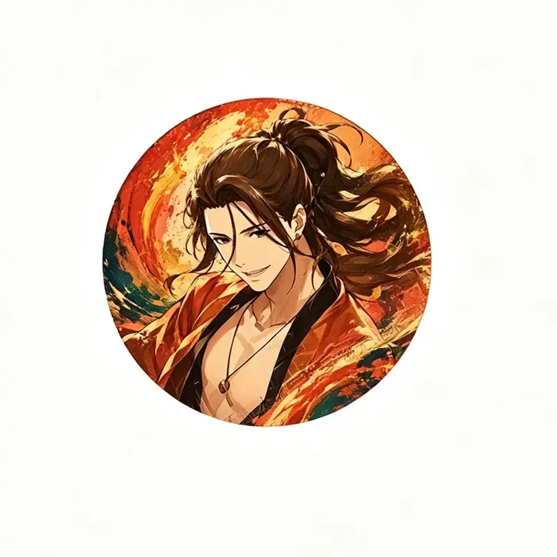 Sparks of Tomorrow Seiroku Sakamoto Button Pin