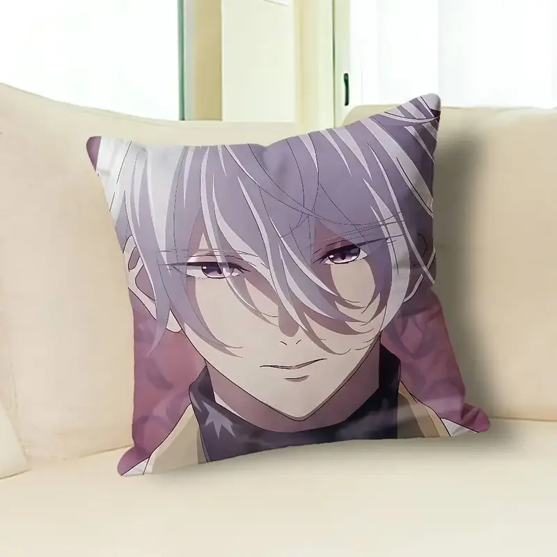Sparks of Tomorrow Yosuke Mizoe Violet Shadow Cushion Cover