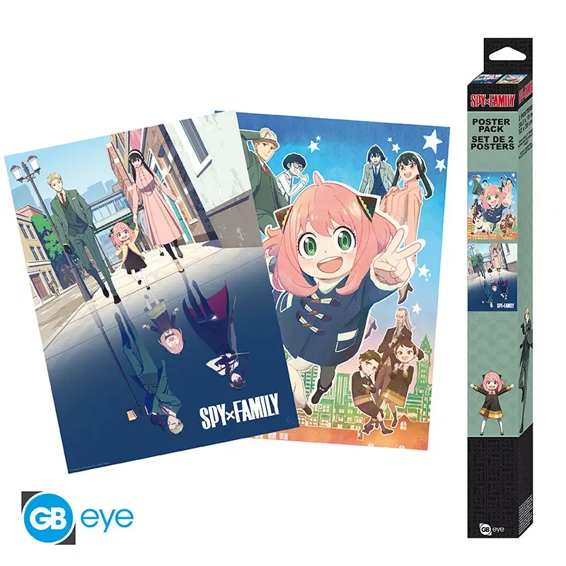 Spy x Family Set 2 Posters Chibi 52x38 - Une double famille