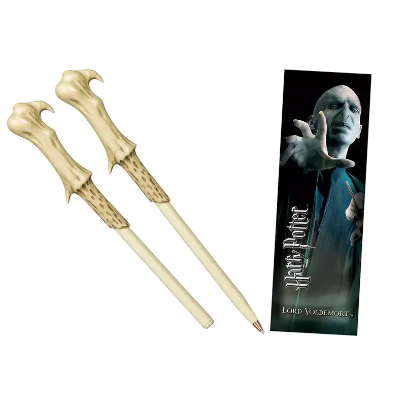 Stylo baguette & Marque-page Voldemort