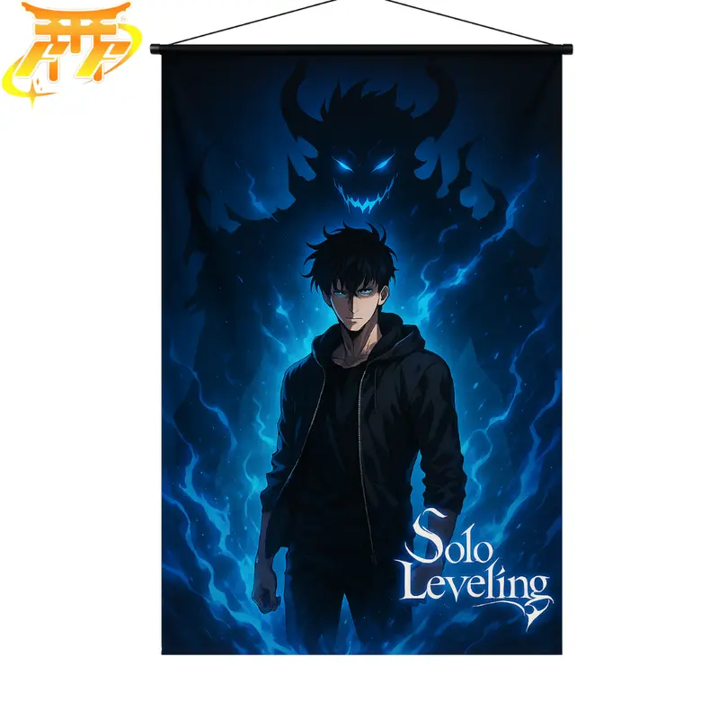 Sung Jinwoo "Shadow of the Monarch" Flag - Solo Leveling