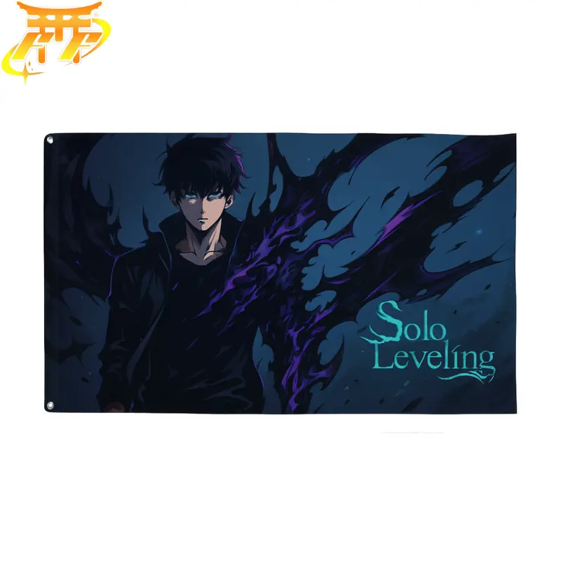 Sung Jinwoo "Shadow Sovereign" Flag – Solo Leveling